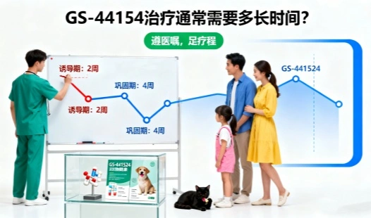 How long does GS-441524 treatment usually take?