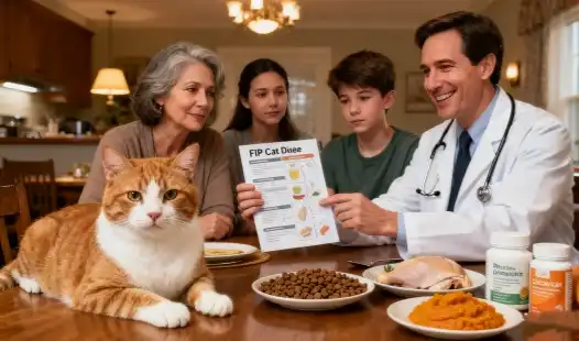 What should FIP cats eat during GS-441524 treatment?